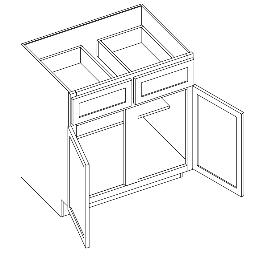 B42 cabinet line drawing