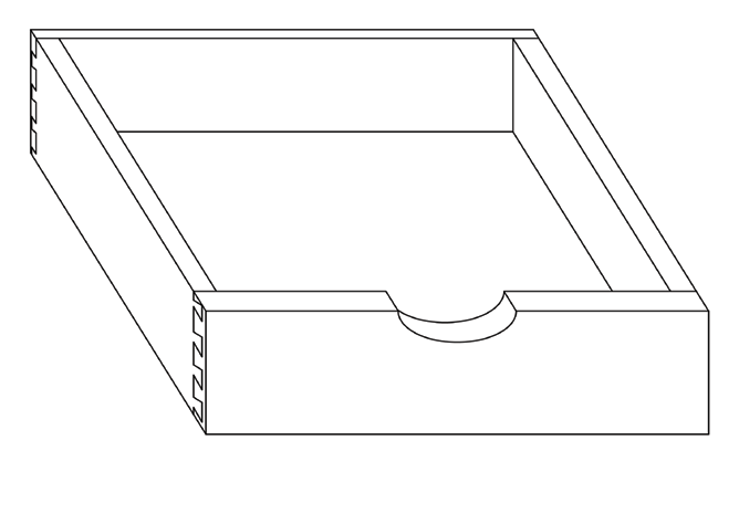 B24 cabinet line drawing